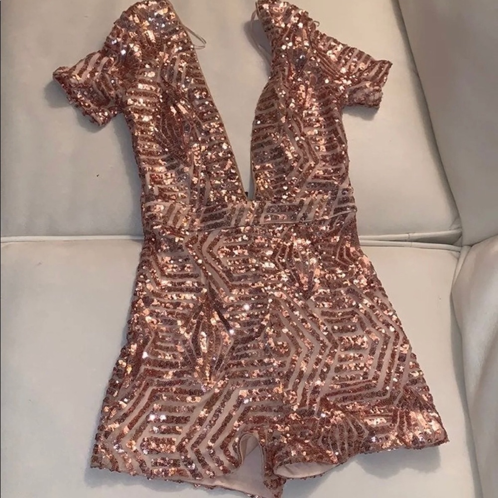 Sequin romper